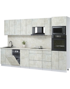 Кухонный гарнитур Интерлиния Мила Лайт 3.1-ПМ3