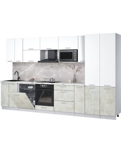 Кухонный гарнитур Интерлиния Мила Лайт 3.5-ПМ2