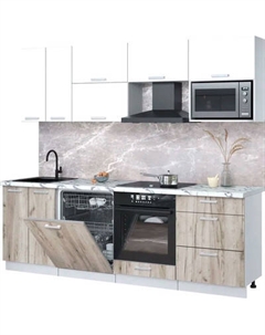 Кухонный гарнитур Интерлиния Мила Лайт 2.4-ПМ2