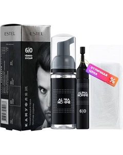 Краска-мусс для волос Estel Alpha Homme 6/0