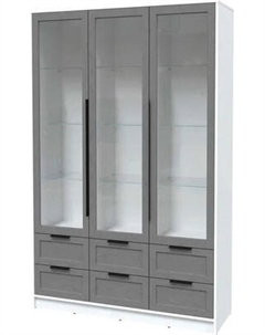 Шкаф с витриной Интерлиния Концепт Тренд КТ-ШВ3
