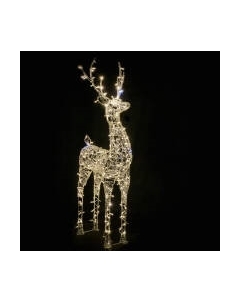 Светодиодная фигура 3D Decowelder Ажур Олень 1.9м 220В