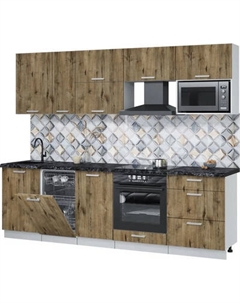 Кухонный гарнитур Интерлиния Мила Лайт 2.6-ПМ4