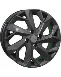 Литой диск Khomen KHW1508 Lada Vesta 15x6" 4x100мм DIA 60.1мм ET 50мм Gray