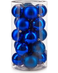 Набор шаров новогодних Ausini VT25-04007-4