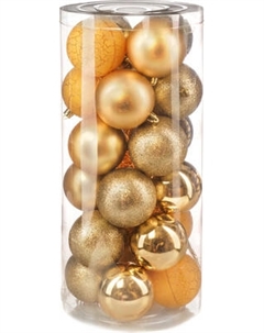 Набор шаров новогодних Ausini VT25-04021-1