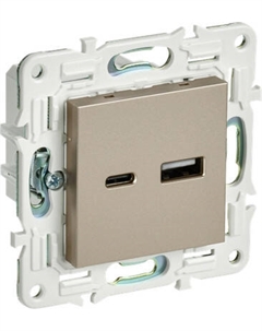 Розетка IEK Skandy SK-U22-018-K37 Iek