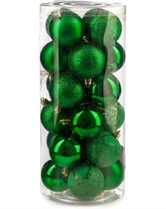 Набор шаров новогодних Ausini VT25-04020-5