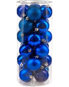 Набор шаров новогодних Ausini VT25-04003-4