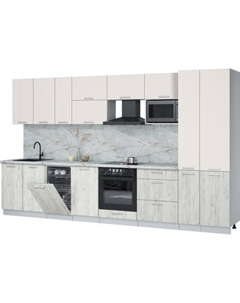 Кухонный гарнитур Интерлиния Мила Лайт 3.6-ПМ4