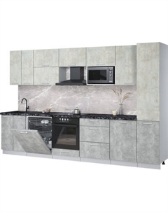 Кухонный гарнитур Интерлиния Мила Лайт 3.3-ПМ2