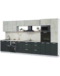 Кухонный гарнитур Интерлиния Мила Лайт 3.9-ПМ3