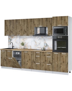 Кухонный гарнитур Интерлиния Мила Лайт 3.05-ПМ3