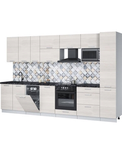 Кухонный гарнитур Интерлиния Мила Лайт 3.3-ПМ4