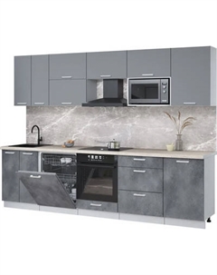 Кухонный гарнитур Интерлиния Мила Лайт 2.9-ПМ2