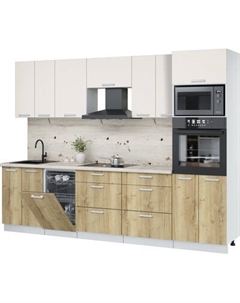 Кухонный гарнитур Интерлиния Мила Лайт 2.85-ПМ3