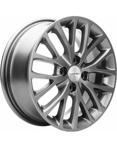 Литой диск Khomen KHW1506 Vesta 15x6" 4x100мм DIA 60.1мм ET 50мм Gray