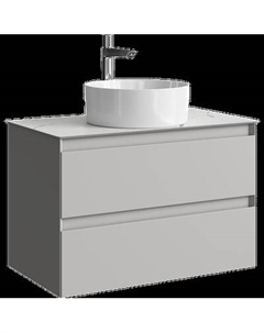 Тумба под умывальник Aqwella Geometria GE01082ST+STG814X476MW