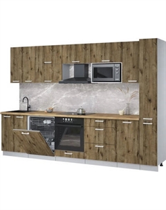 Кухонный гарнитур Интерлиния Мила Лайт 3.1-ПМ2