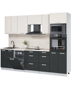 Кухонный гарнитур Интерлиния Мила Лайт 2.65-ПМ3