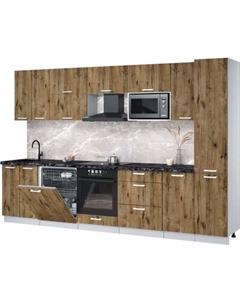 Кухонный гарнитур Интерлиния Мила Лайт 3.2-ПМ2