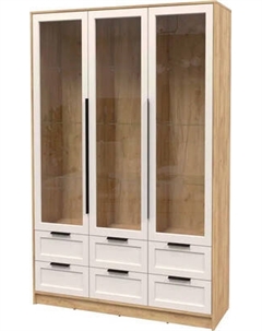 Шкаф с витриной Интерлиния Концепт Тренд КТ-ШВ3