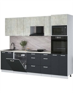 Кухонный гарнитур Интерлиния Мила Лайт 2.8-ПМ1