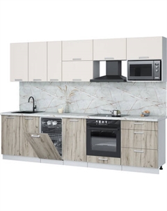 Кухонный гарнитур Интерлиния Мила Лайт 2.9-ПМ4