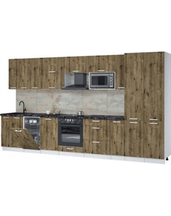 Кухонный гарнитур Интерлиния Мила Лайт 3.8-ПМ4