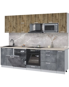 Кухонный гарнитур Интерлиния Мила Лайт 2.7-ПМ2