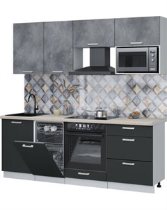 Кухонный гарнитур Интерлиния Мила Лайт 2.15-ПМ4