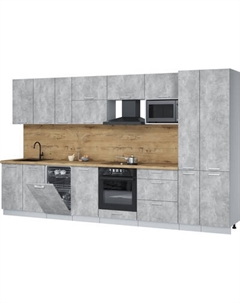 Кухонный гарнитур Интерлиния Мила Лайт 3.6-ПМ4