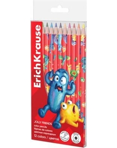 Набор цветных карандашей Erich Krause Jolly Friends / 62931 Erich krause