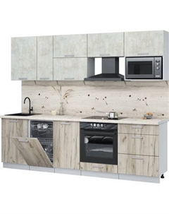 Кухонный гарнитур Интерлиния Мила Лайт 2.6-ПМ4