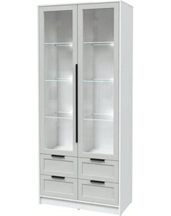 Шкаф с витриной Интерлиния Концепт Тренд КТ-ШВ2 с подсветкой