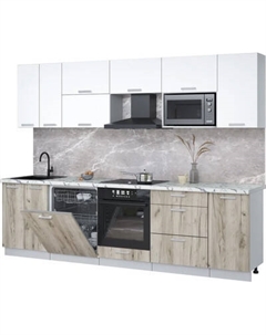 Кухонный гарнитур Интерлиния Мила Лайт 2.8-ПМ2