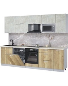 Кухонный гарнитур Интерлиния Мила Лайт 2.8-ПМ2