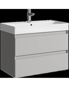 Тумба с умывальником Aqwella Geometria GE01082ST+4610119205126