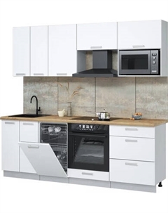 Кухонный гарнитур Интерлиния Мила Лайт 2.25-ПМ4