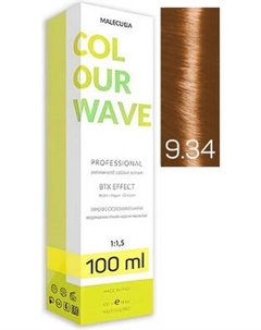 Крем-краска для волос Malecula Colour Wave тон 9.34