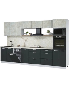 Кухонный гарнитур Интерлиния Мила Лайт 3.5-ПМ3