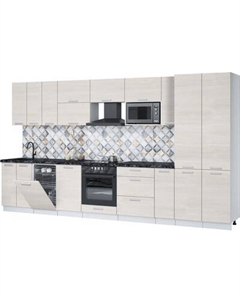 Кухонный гарнитур Интерлиния Мила Лайт 3.8-ПМ4