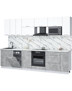 Кухонный гарнитур Интерлиния Мила Лайт 3.0-ПМ4