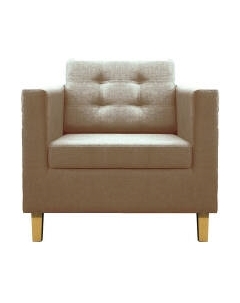 Кресло мягкое Brioli Дилли клетка Д