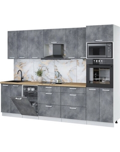 Кухонный гарнитур Интерлиния Мила Лайт 2.85-ПМ3