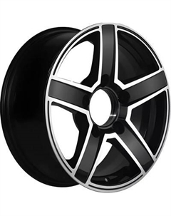 Литой диск Khomen KHW1614 Niva 4x4 16x6.5" 5x139.7мм DIA 98.5мм ET 40мм Black FP