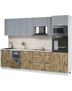 Кухонный гарнитур Интерлиния Мила Лайт 2.9-ПМ3