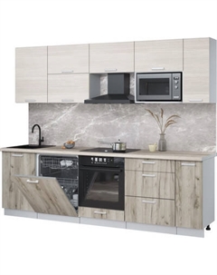 Кухонный гарнитур Интерлиния Мила Лайт 2.6-ПМ2