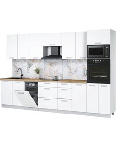 Кухонный гарнитур Интерлиния Мила Лайт 3.25-ПМ3