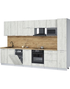 Кухонный гарнитур Интерлиния Мила Лайт 3.3-ПМ4